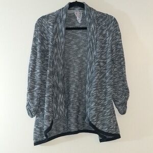 Anthropologie Black and White Cardigan